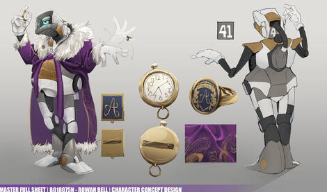 'master' - character module final piece (uni, first year)